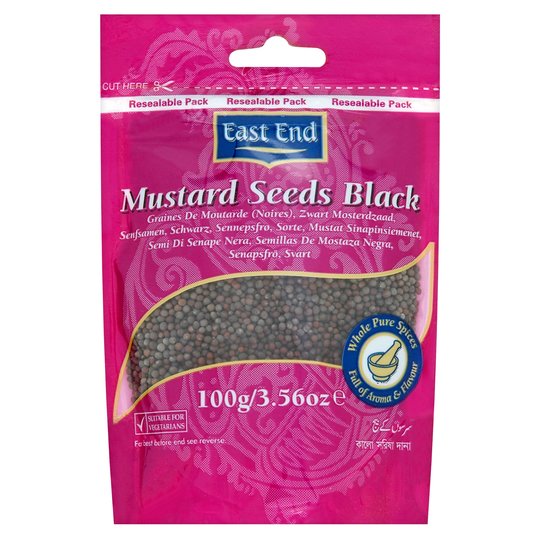 EAST END MUSTARD SEEDS (BLACK) 100G