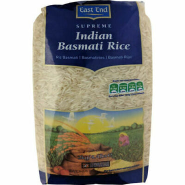 EAST END SUPREME IMDIAN BASMATI RICE 500G