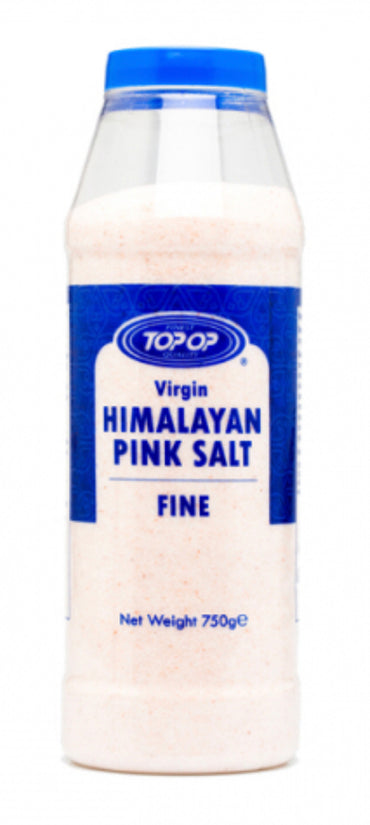 TOPOP VIRGIN HIMALAYAN PINK SALT( FINE )750g