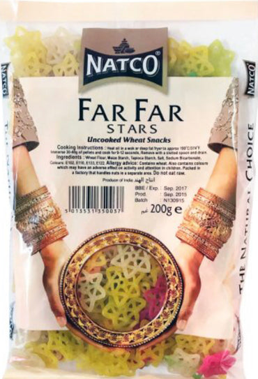 NATCO FAR FAR STATS UNCOOKED WHEAT SNACKS 200g