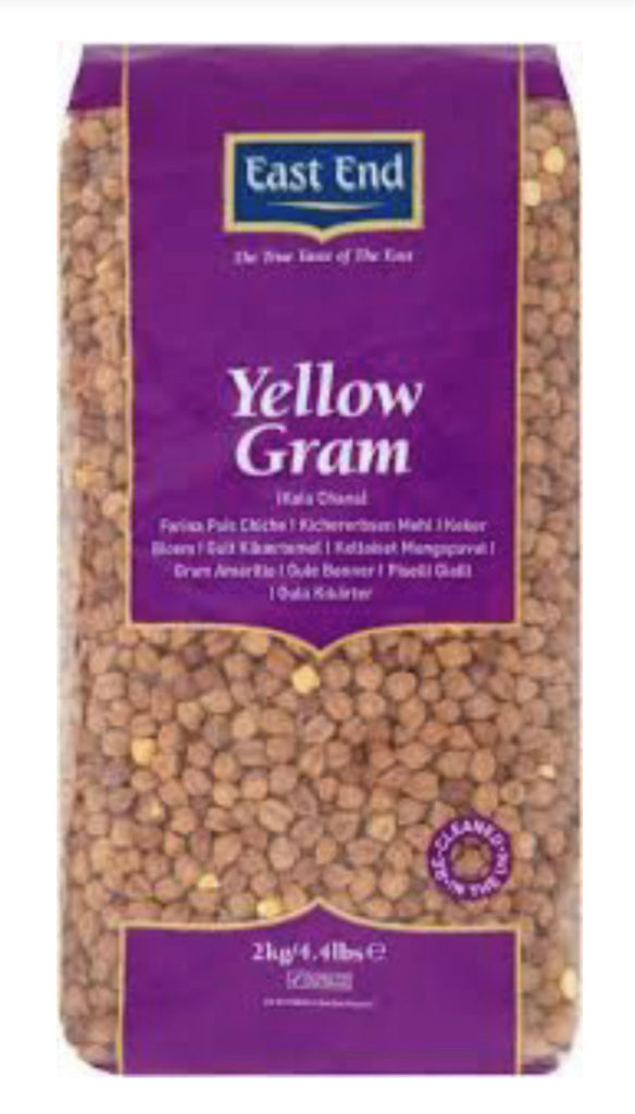 EAST END YELLOW GRAM (KALA CHANA) 2KG (BRICK PACK)