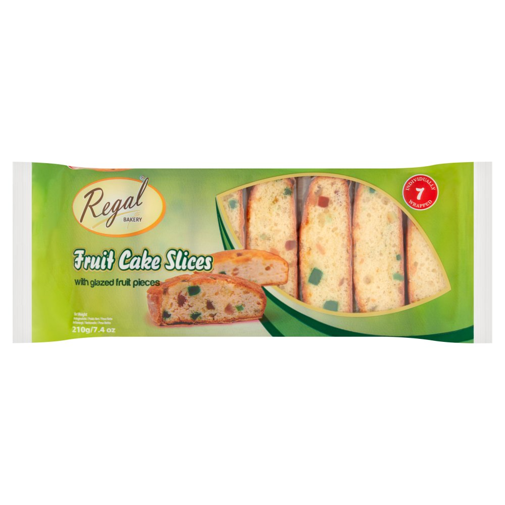 REGAL BAKERY FRUIT CAKE SLICES 210G