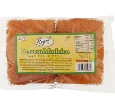 REGAL BAKERY LEMON MADERIA TWIN PACK