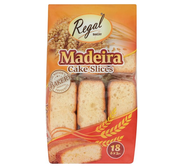 REGAL BAKERY MADEIRA CAKE SLICES 370G