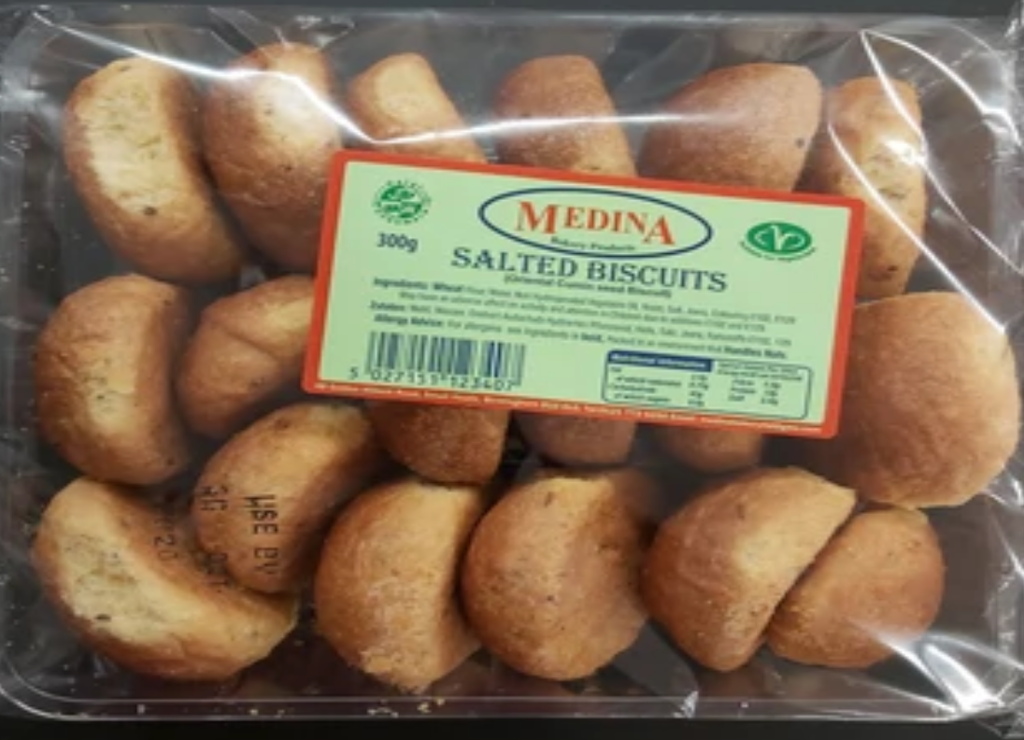 MEDINA SALTED BISCUITS  300G