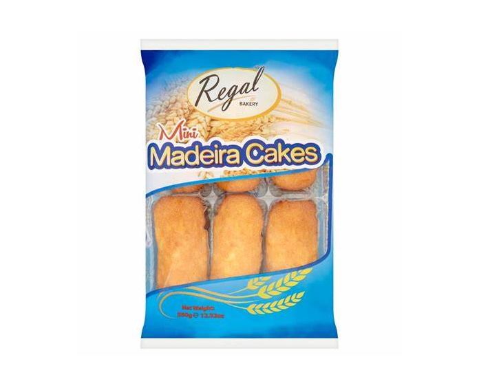 REGAL BAKERY MINI MADEIRA CAKES 350G