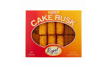 REGAL BAKERY ORIGINAL CAKE RUSK 28PCS