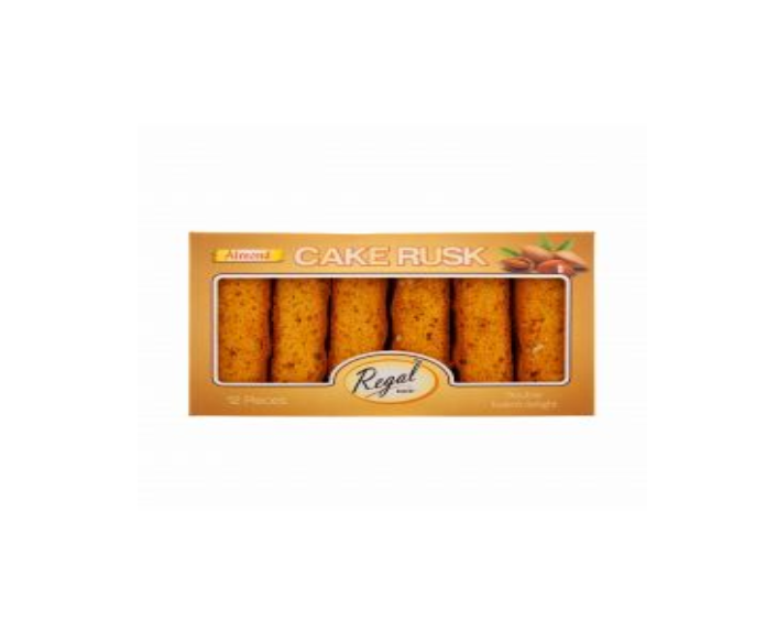 REGAL BAKERY ALMOND CAKE RUSK 12PCS