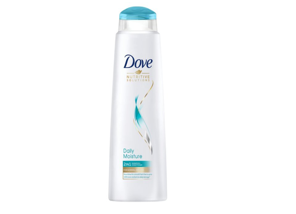 DOVE NUTRITIVE SOLUTIONS DAILY MOISTURE 2 IN 1 SHAMPOO AND CONDITIONER 250ML