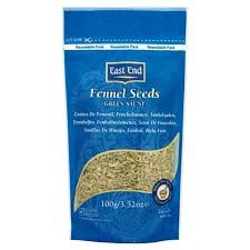 EAST END FENNEL SEEDS (EXTRA GREEN) 100G