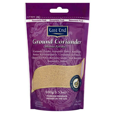 EAST END GROUND CORRIANDER (DHANIA) 100G