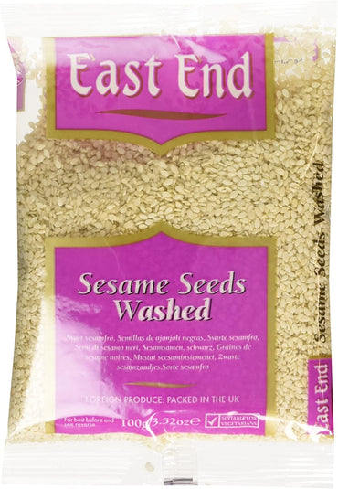 EAST END SESAME SEEDS WASHED 100G