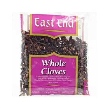 EAST END WHOLE CLOVES 50G