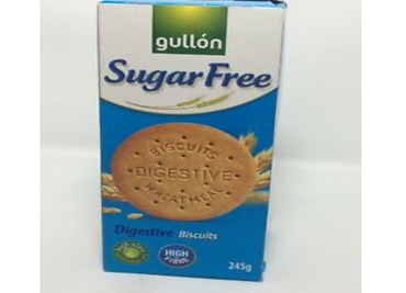 GULLON SUGAR FREE DIGESTIVE BISCUITS 245G