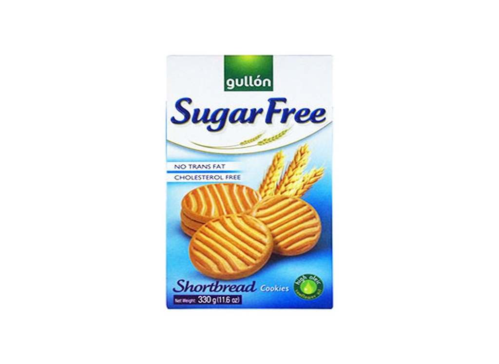 GULLON SUGAR FREE SHORTBREAD BISCUITS 330G